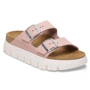 NEW BIRKENSTOCK arizona chunky platform sandals in light rose